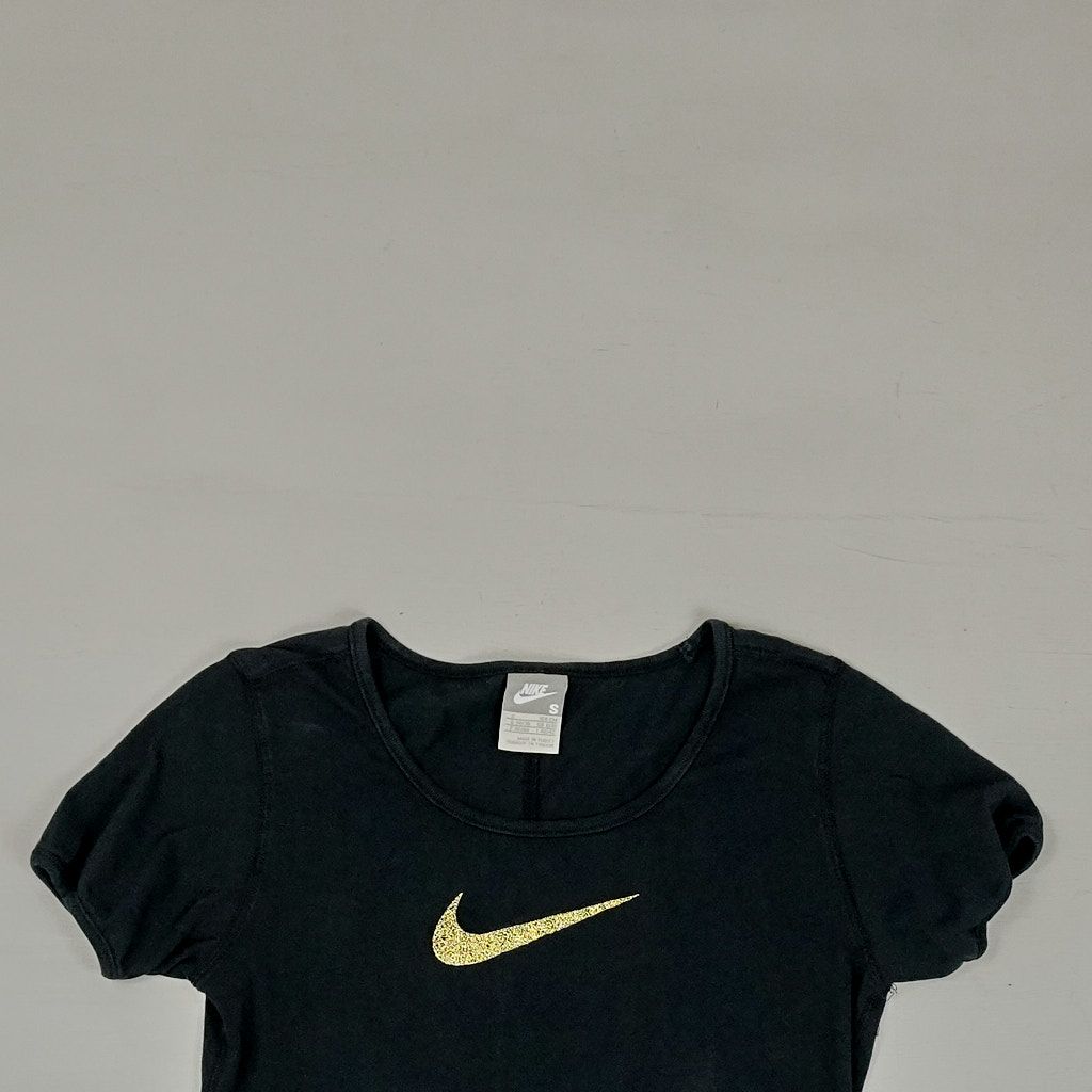 Vintage Nike Black T-shirt Womans (XS)
