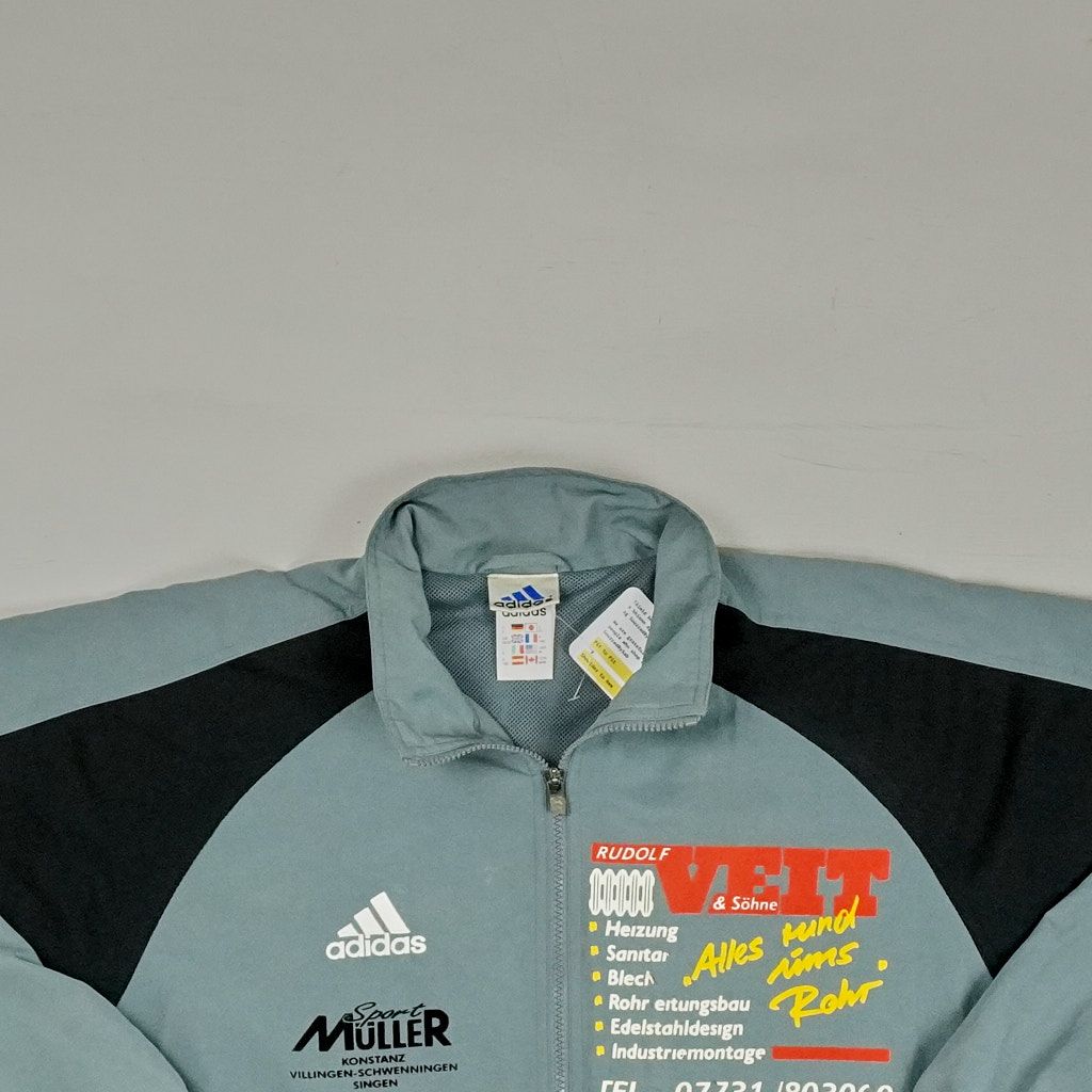 Vintage Adidas Blue Trackjacket (M)
