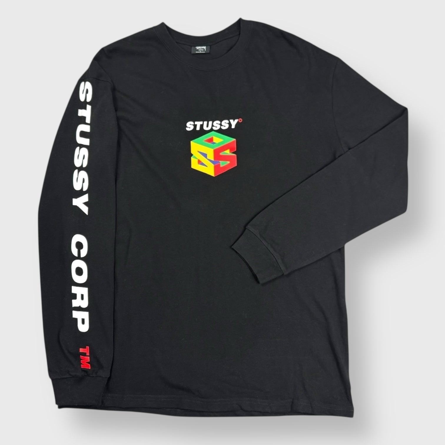 Stüssy Black Stussy Long Sleeve T-shirt – SourcedBySab