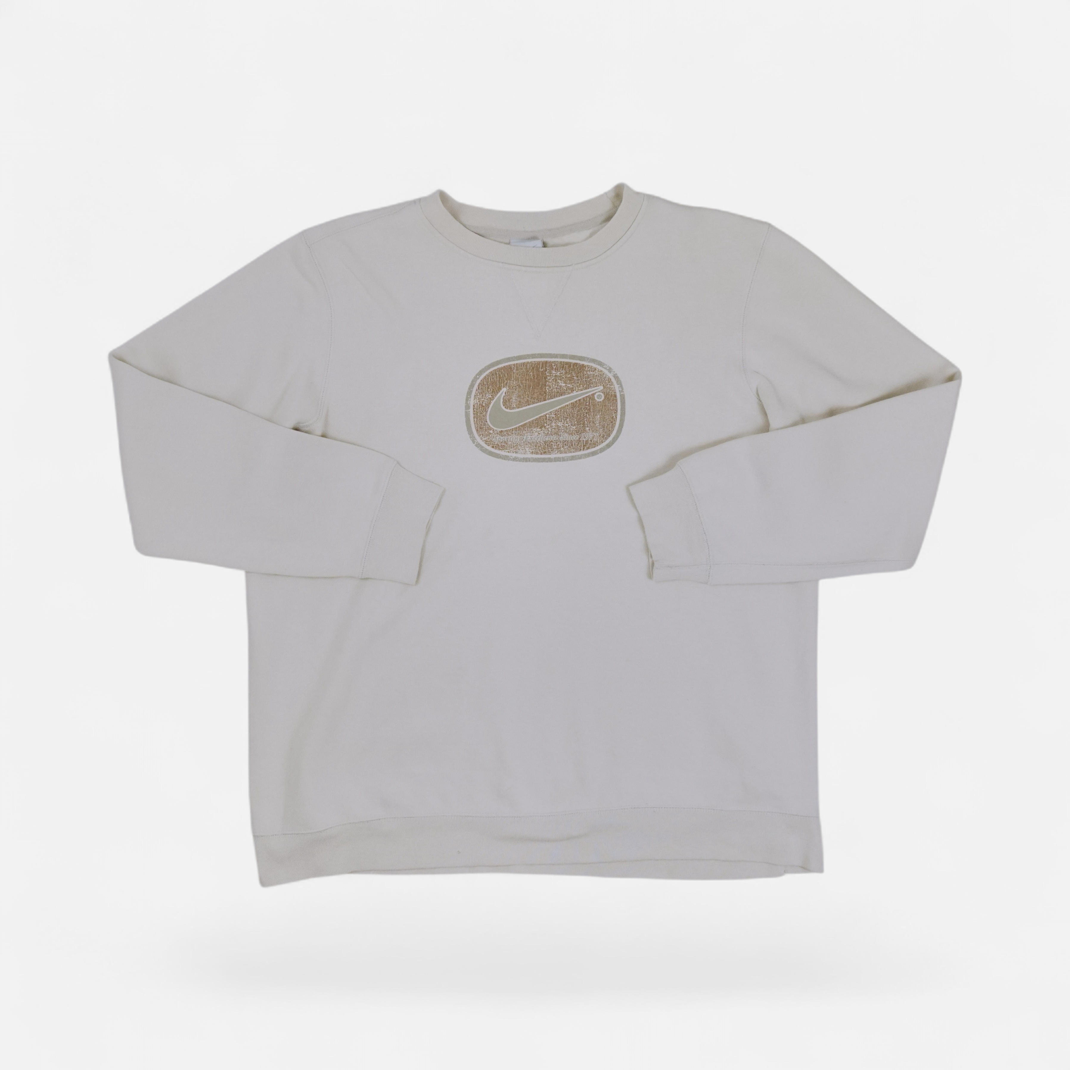 Vintage Nike Beige Sweatshirt (M)