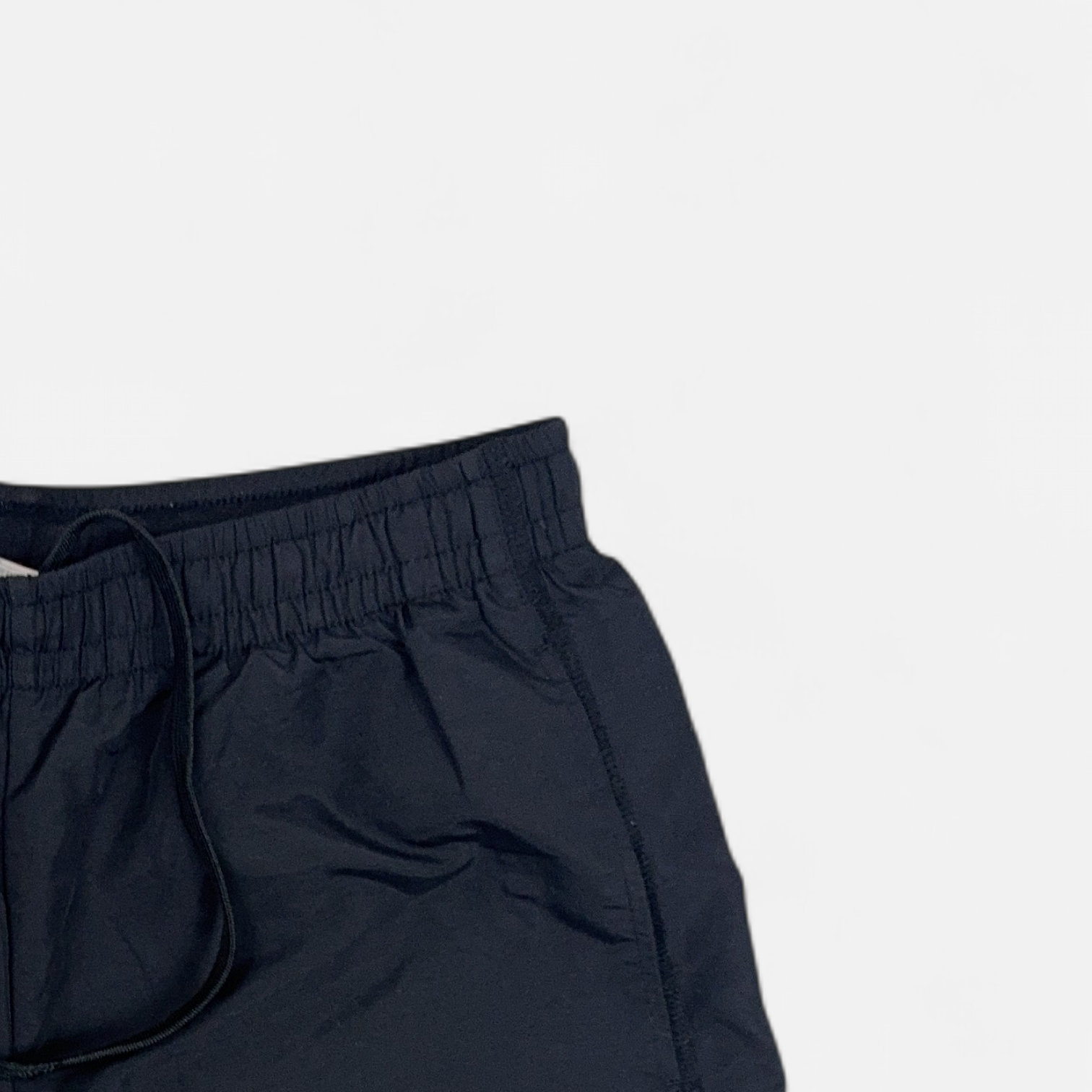 Vintage Nike Black Shorts (M) detail