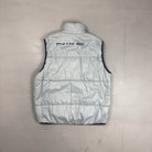 Vintage Nike Blue And Silver Reversible Gilet (M)