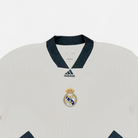 Vintage Adidas White Football Shirt (M)