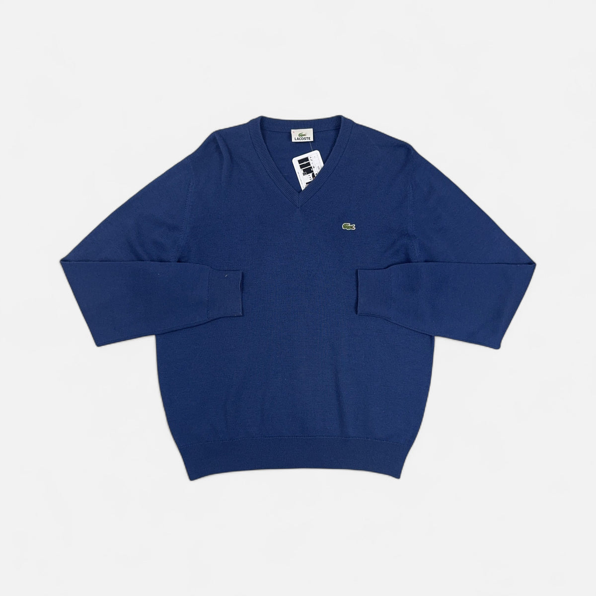 Vintage Lacoste Blue Knit Jumper (L)