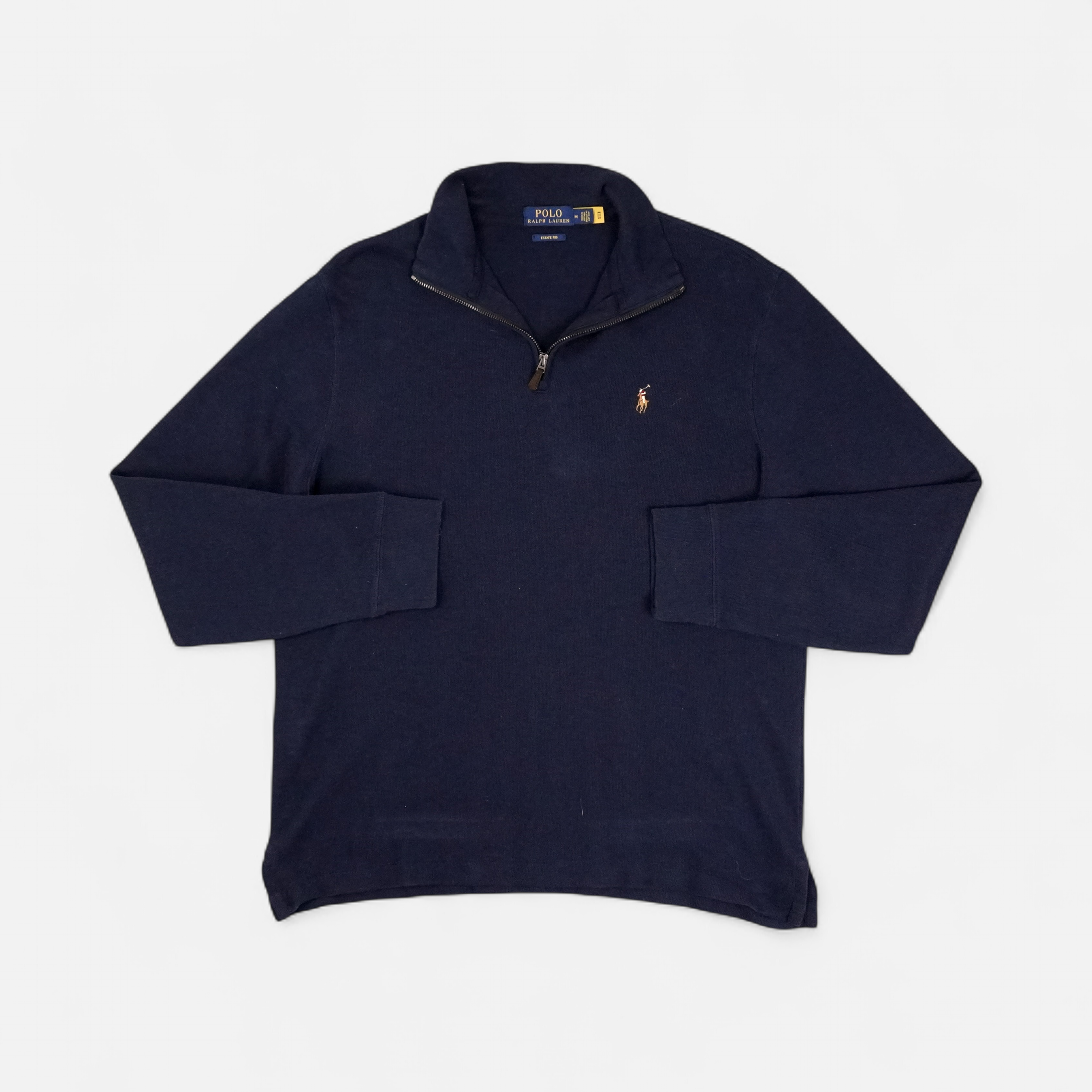 Vintage Polo Ralph Lauren Navy 1/4 Zip (M)