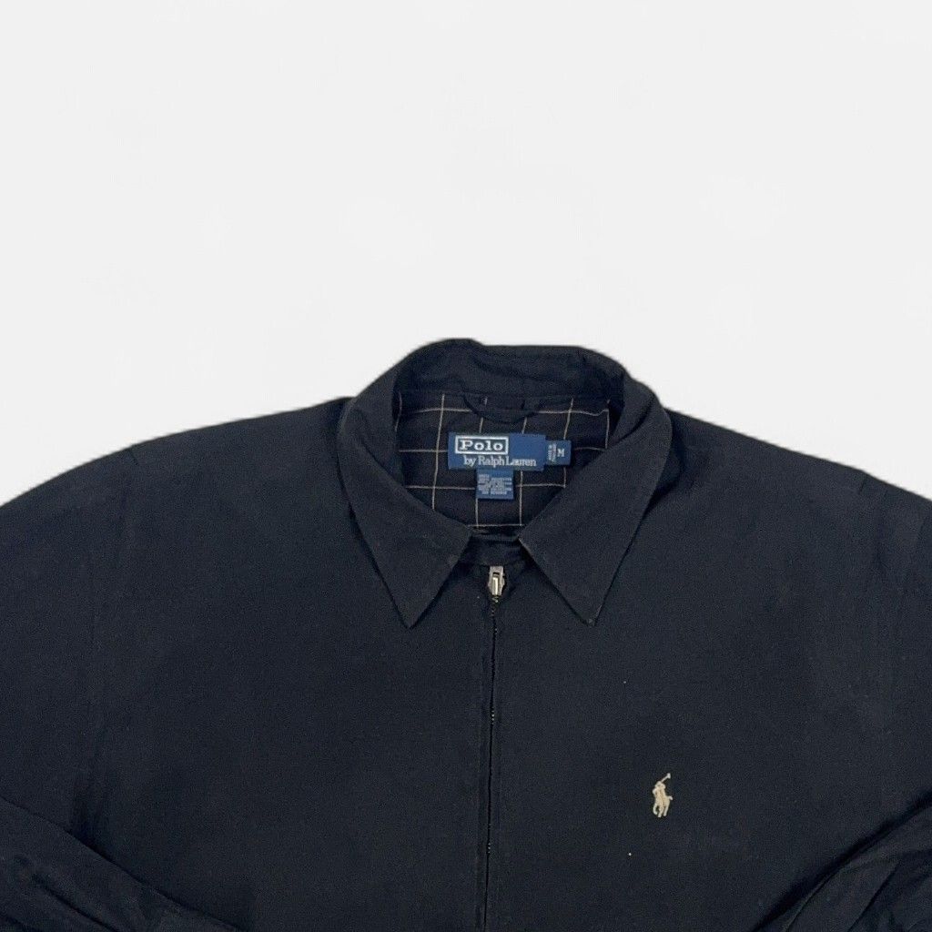 Vintage Polo By Ralph Lauren Black Trackjacket (M)