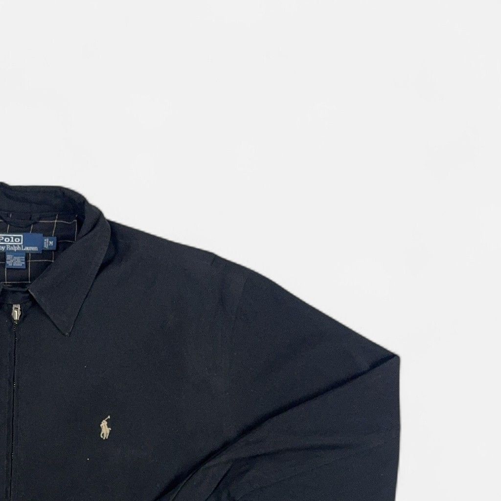 Vintage Polo By Ralph Lauren Black Trackjacket (M)