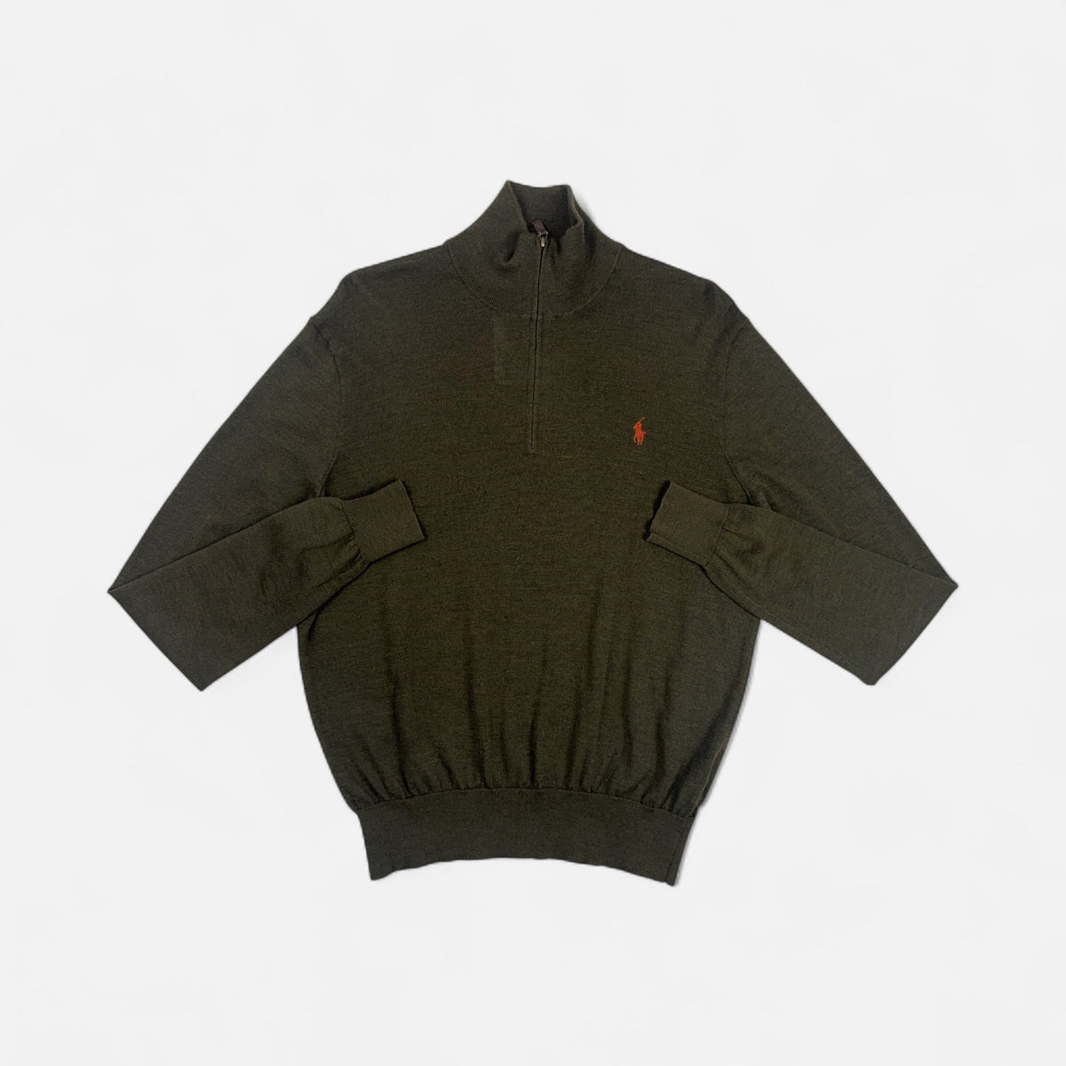 Vintage Polo Ralph Lauren Green 1/4 Zip (L)