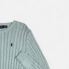 Vintage Polo Ralph Lauren Blue Knit Jumper (M)