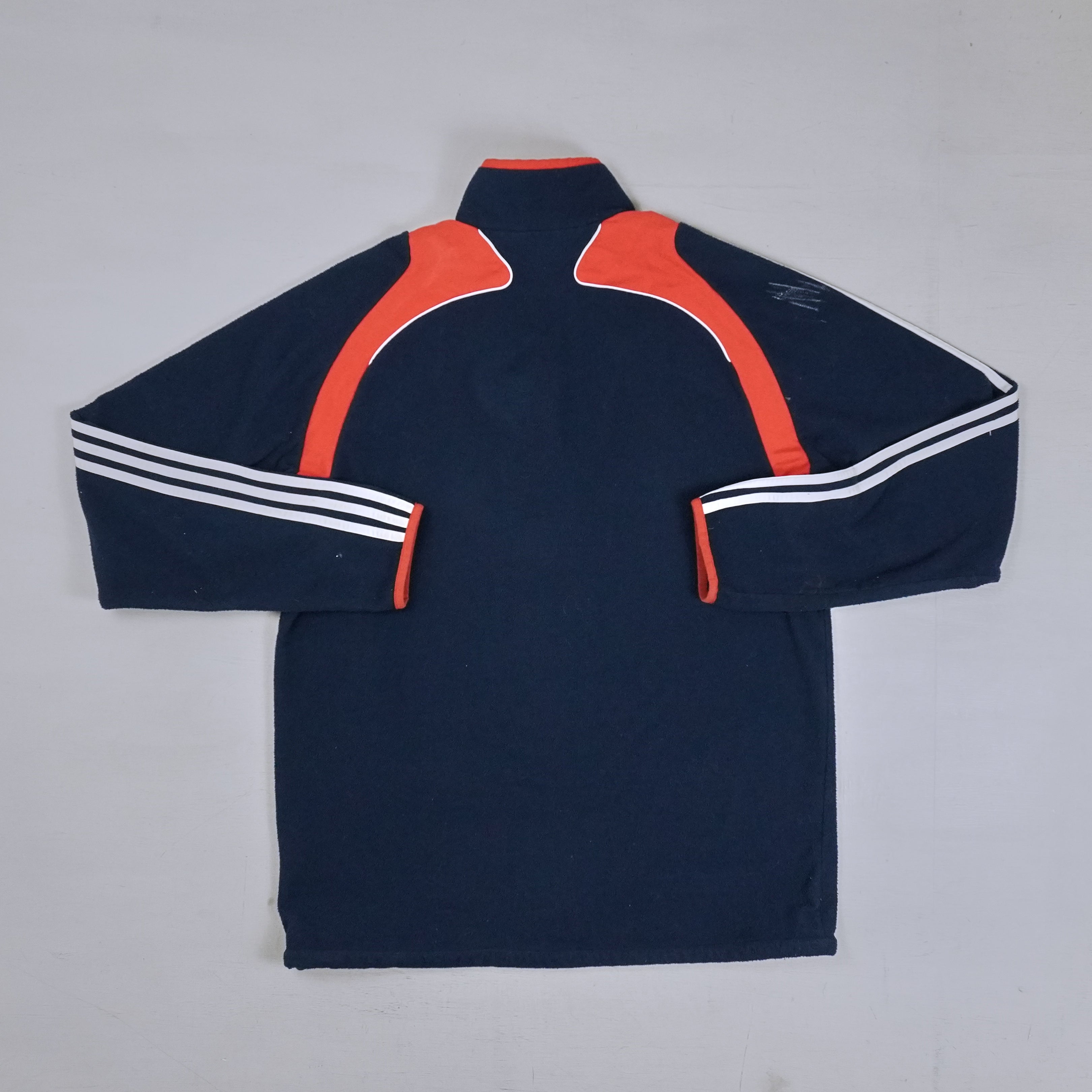 Vintage Adidas Navy France 1/4 Zip (L)