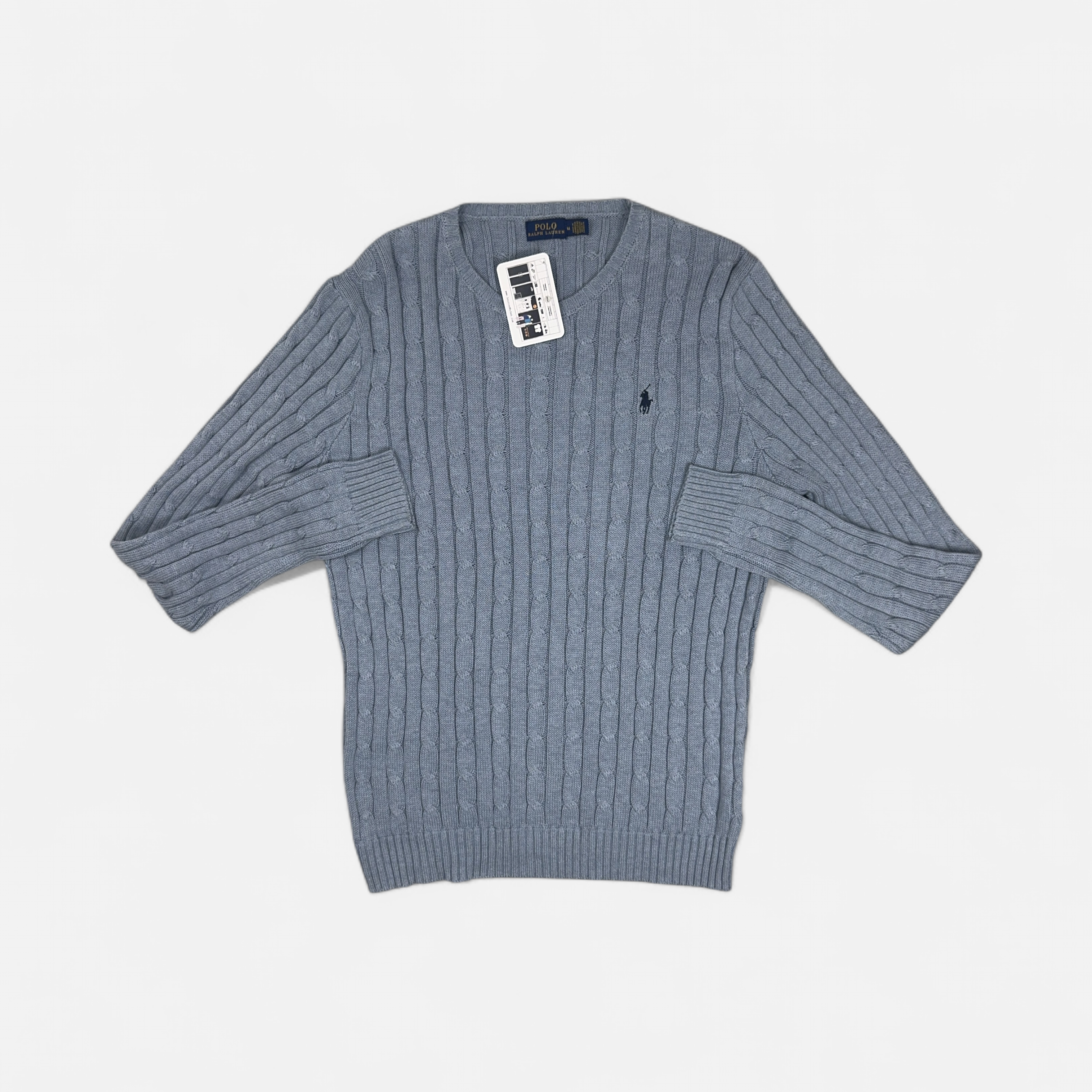 Vintage Polo Ralph Lauren Blue Knit Jumper
