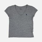 Vintage Polo Ralph Lauren Grey Top Womens (XS)