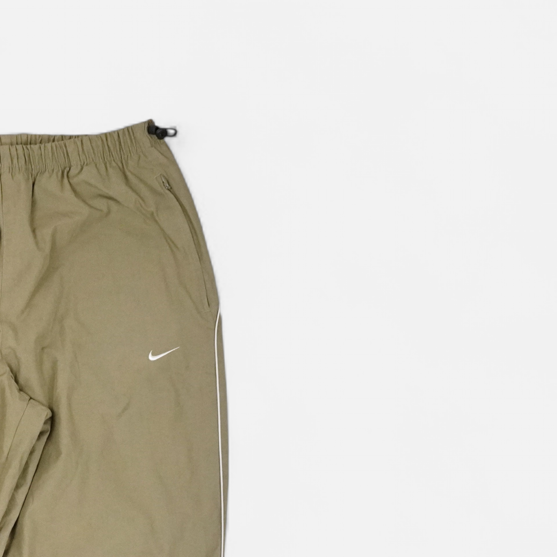 Vintage Nike Beige Tracksuit Bottoms (L)