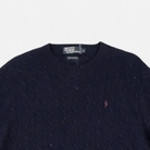 Vintage Polo By Ralph Lauren Blue Knit Jumper (L)