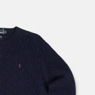 Vintage Polo By Ralph Lauren Blue Knit Jumper (L)