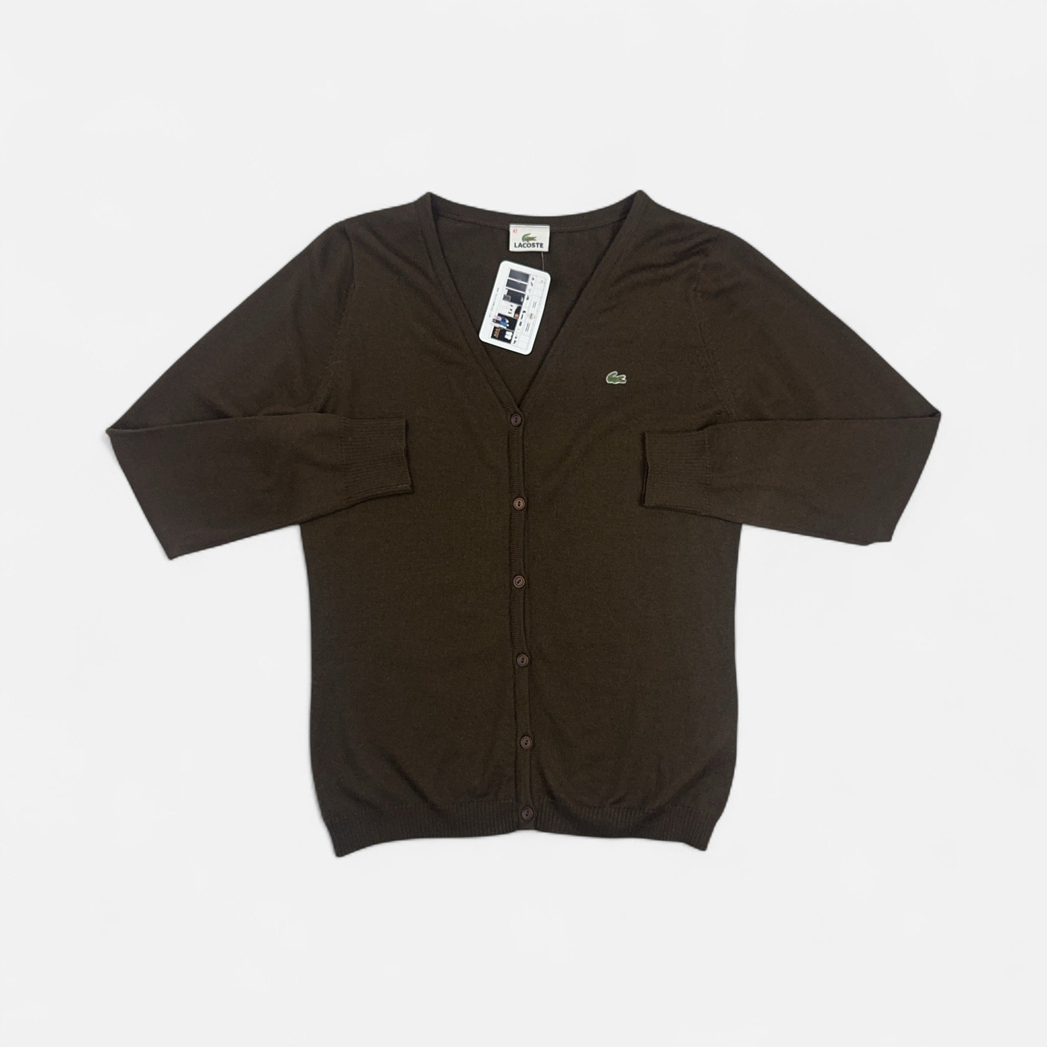 Vintage Lacoste Brown Knit Jumper Womens (M)