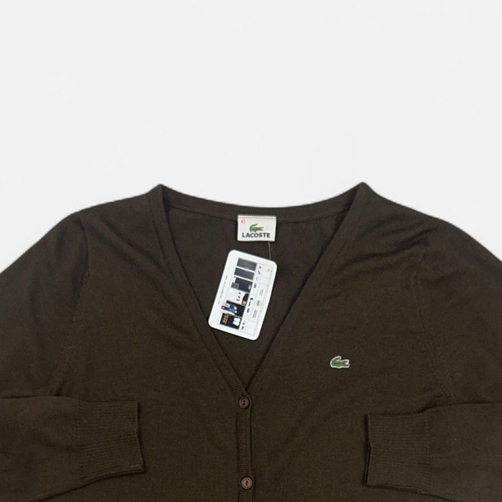 Vintage Lacoste Brown Knit Jumper Womens (M)