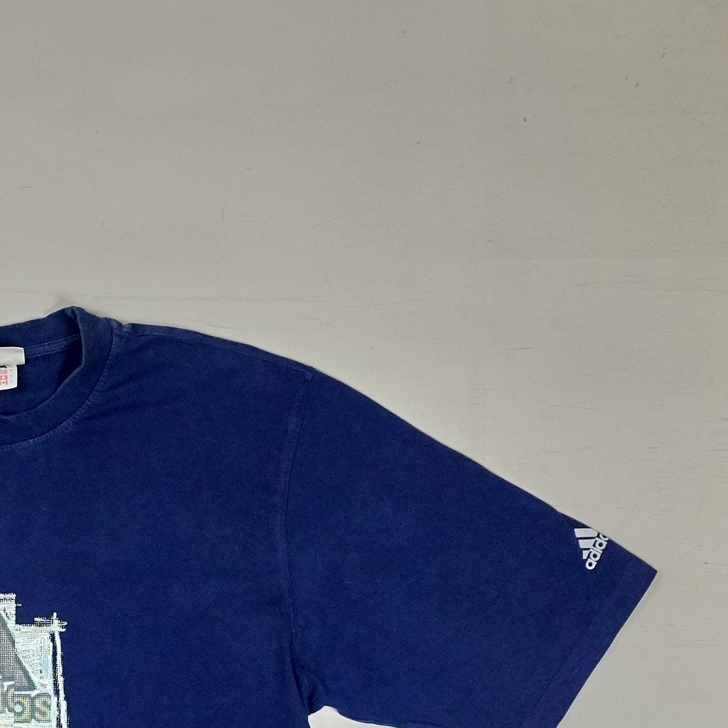 Vintage Adidas Blue T-shirt (L)