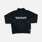 Vintage Timberland Black 1/4 Zip (M)