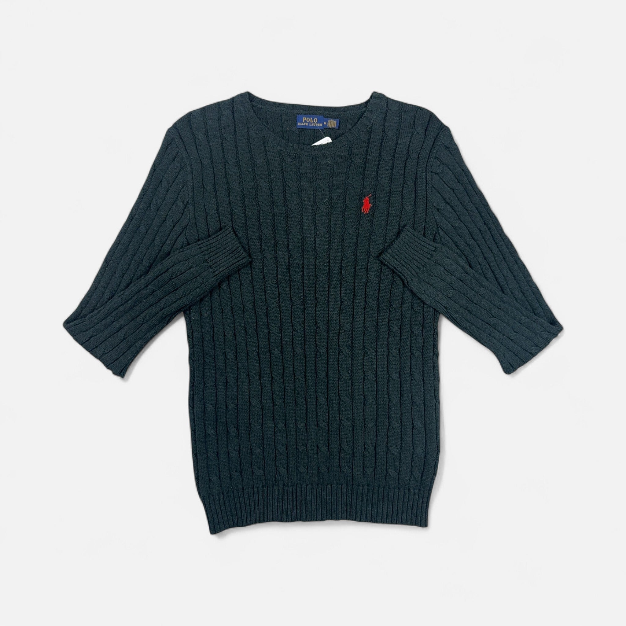 Vintage Polo Ralph Lauren Green Knit Jumper (M)