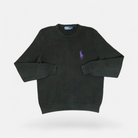 Vintage Polo By Ralph Lauren Black Knit Jumper (L)