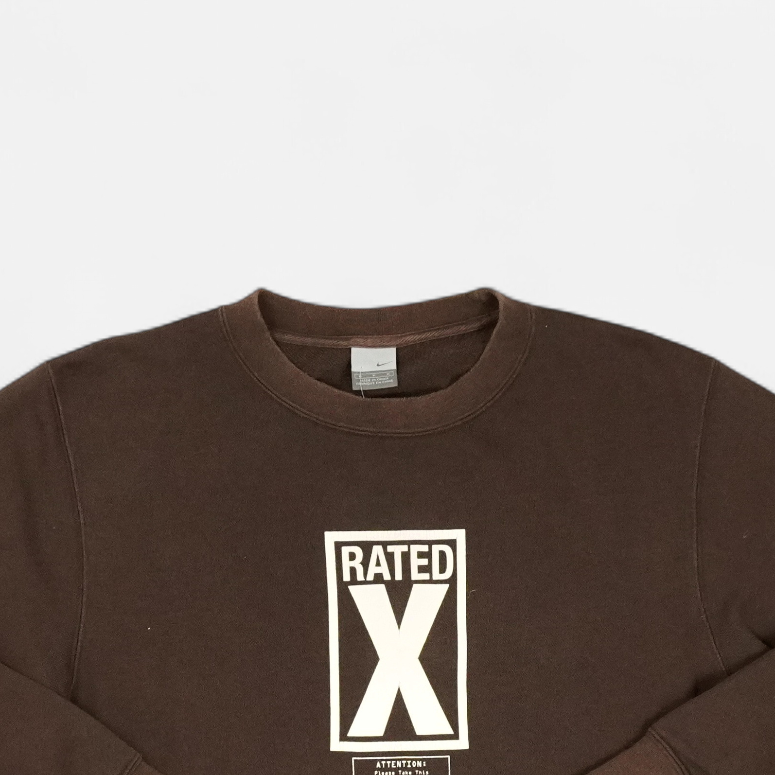 Vintage Nike Brown Sweatshirt (M)