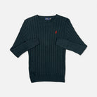 Vintage Polo Ralph Lauren Green Knit Jumper (S)
