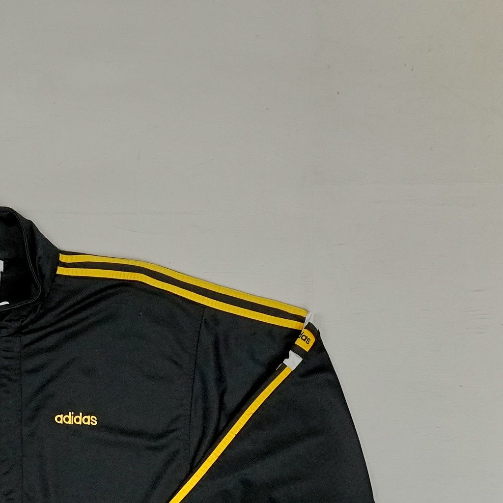 Vintage Adidas Black Trackjacket (L)