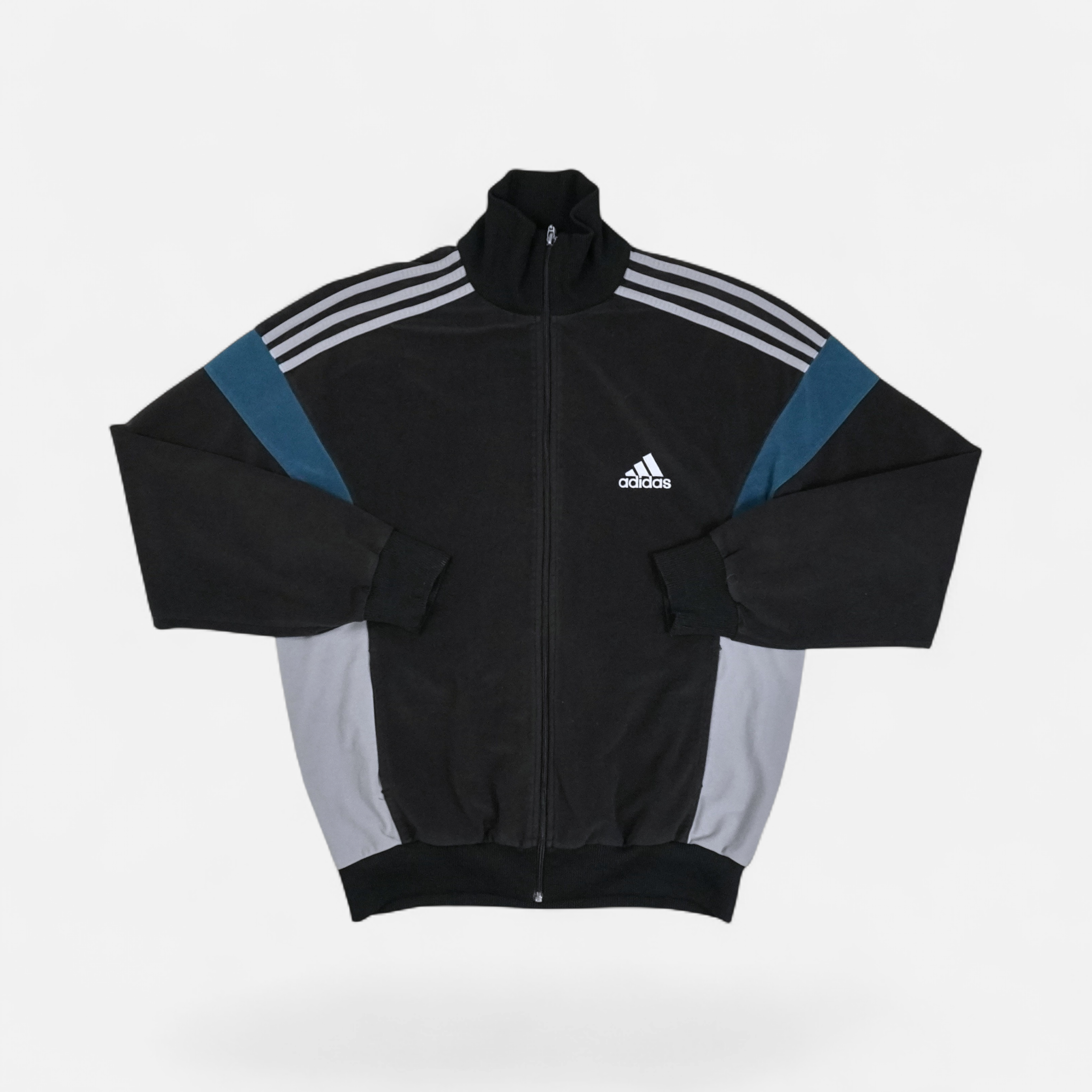 Vintage Adidas Black Trackjacket (L)