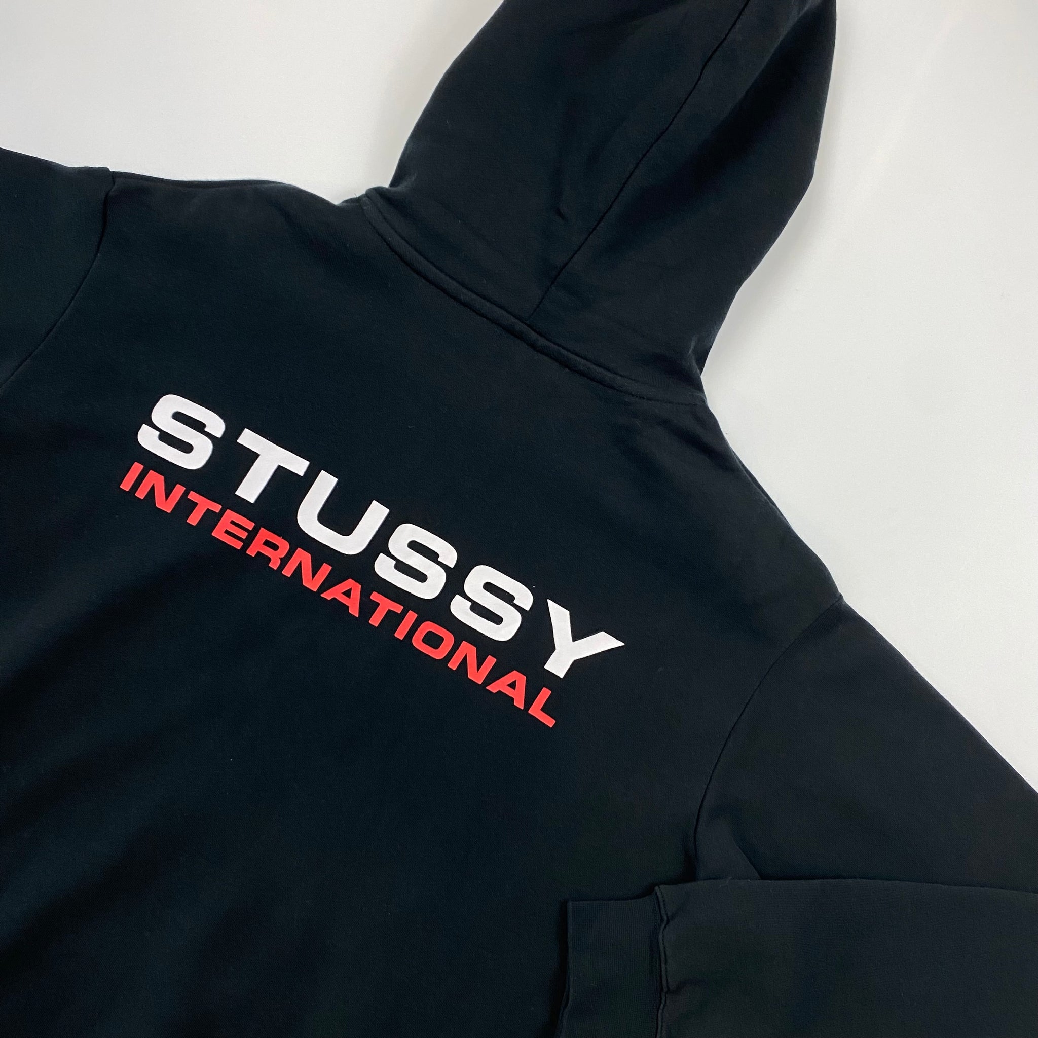 Stussy Black International Hoodie M SourcedBySab