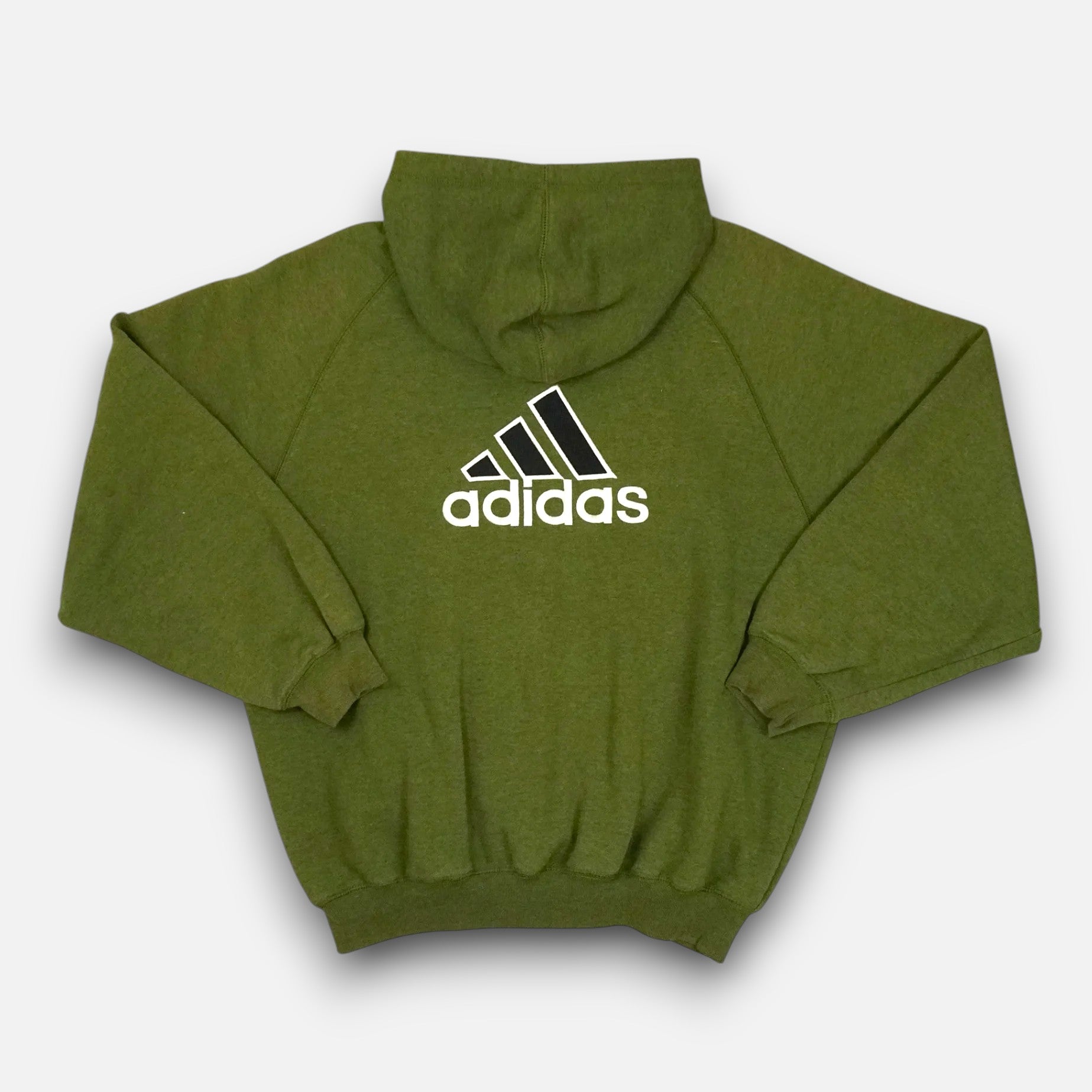 Vintage Adidas Green Hoodie (L) – SourcedBySab