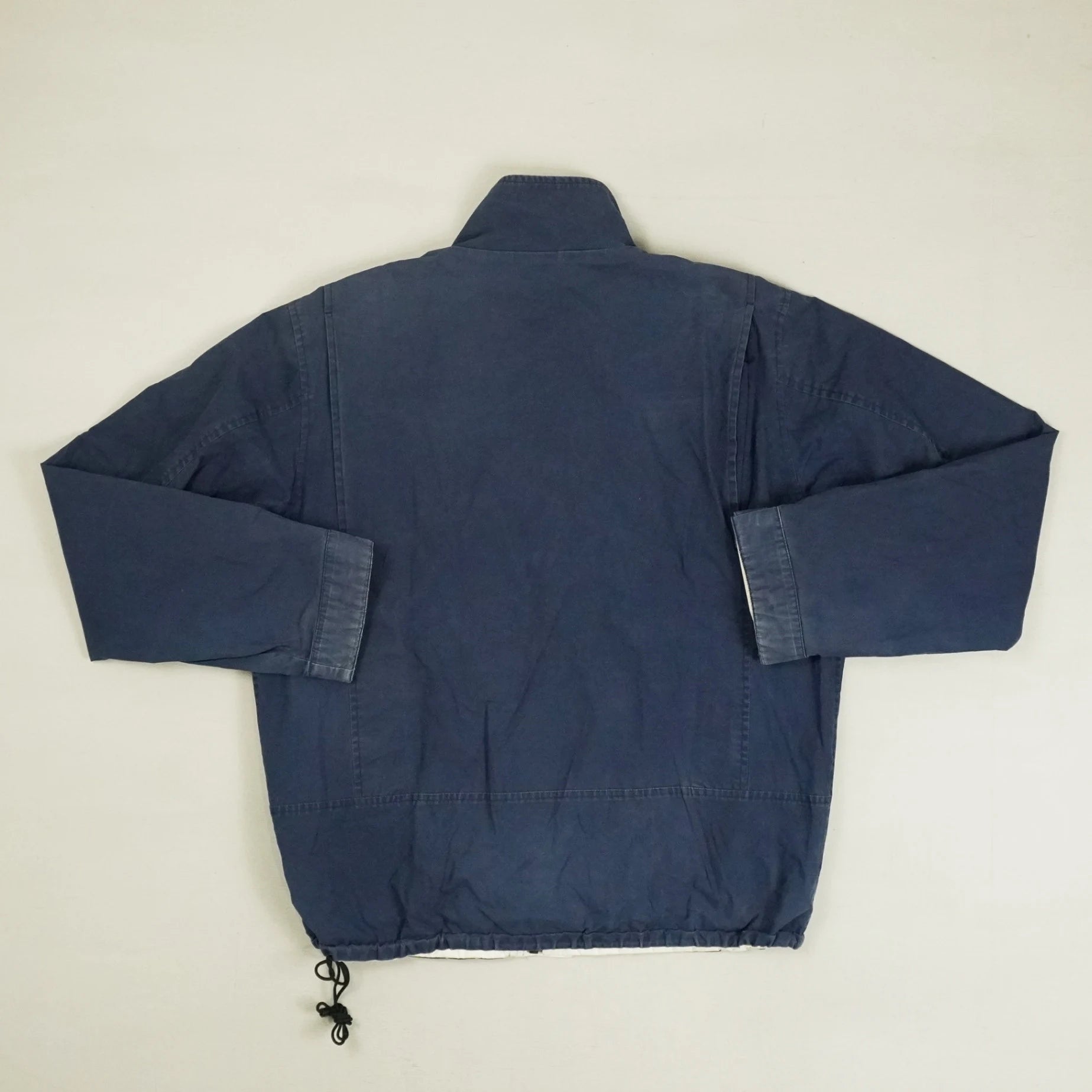 Vintage Ralph Lauren Blue And White Reversible Jacket (M)