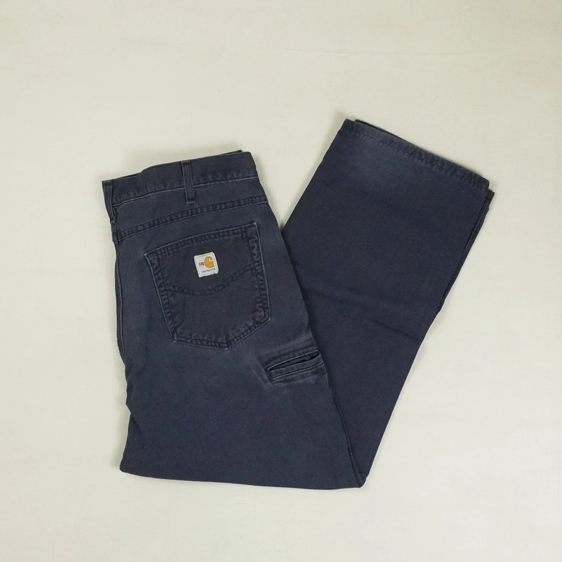 Vintage Navy Carhartt Trousers (34 X 28)