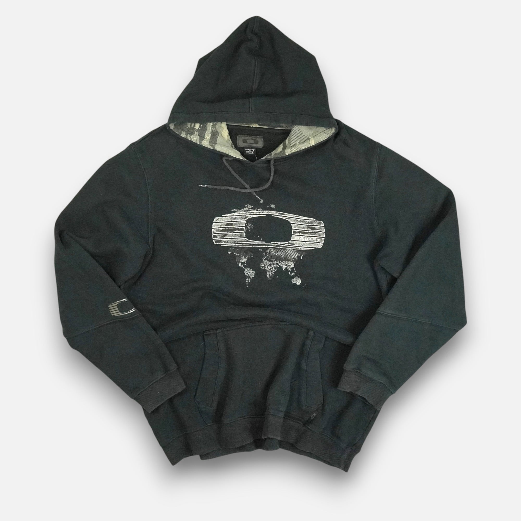 00s 90s vintage oakley hoodie 切り返し　y2k M Vintage oakley software hoodie - Gem