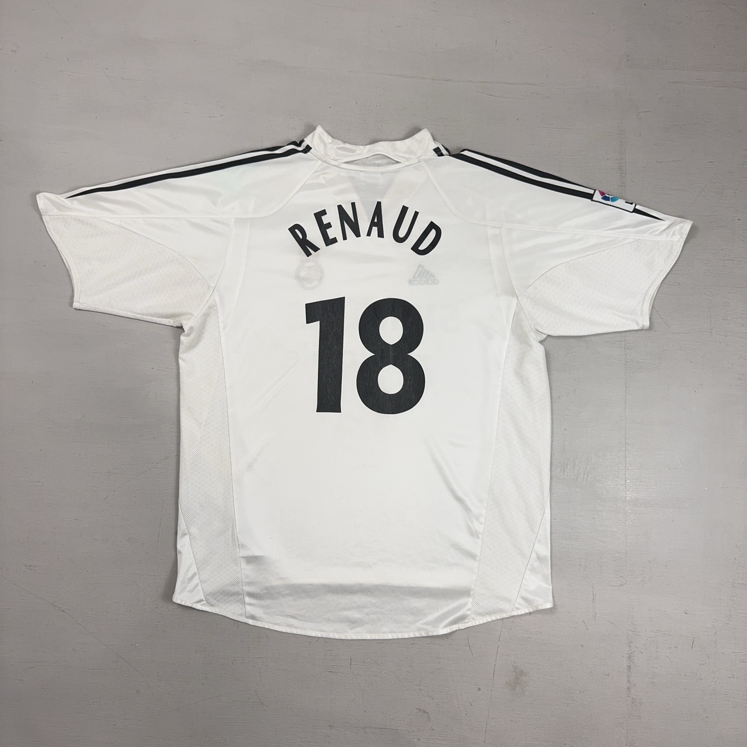 Real Madrid Renaud 2003/04 Adidas Home Jersey (XL)