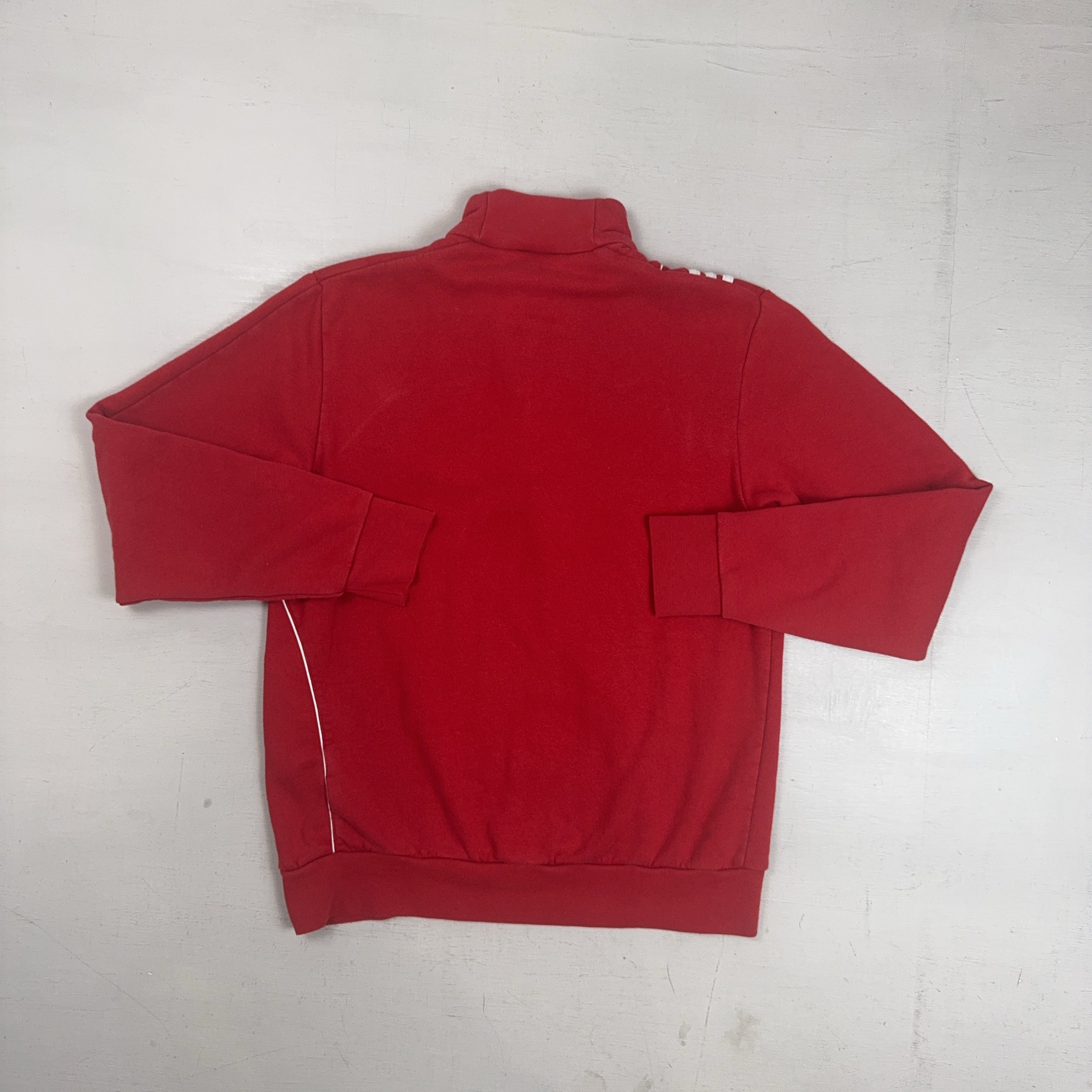 Vintage Adidas Red 1/4 Zip (M)