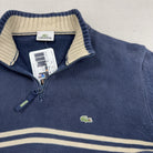 Vintage Lacoste Blue 1/4 Zip (M)