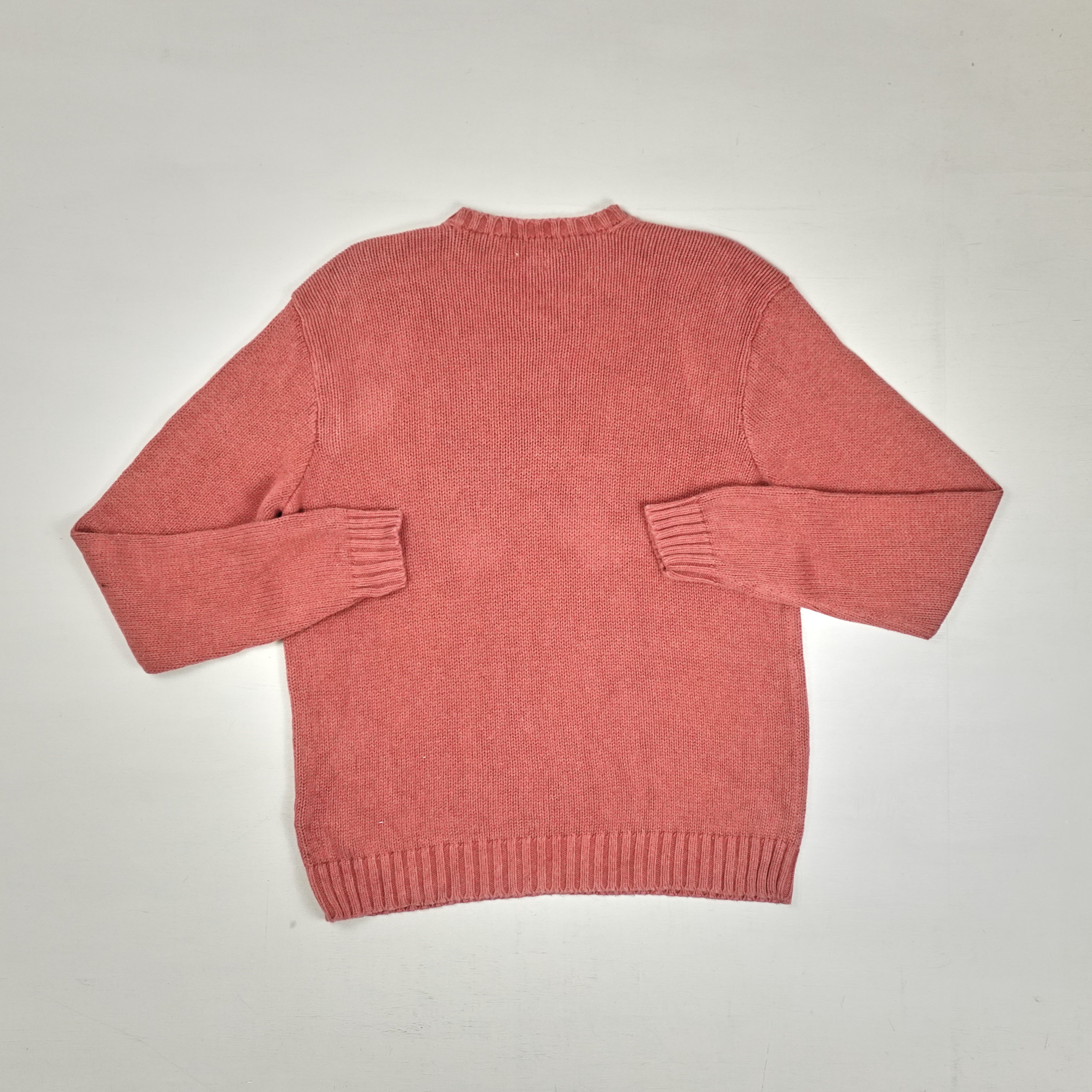 Vintage Polo Ralph Lauren Pink Knit Jumper (L)