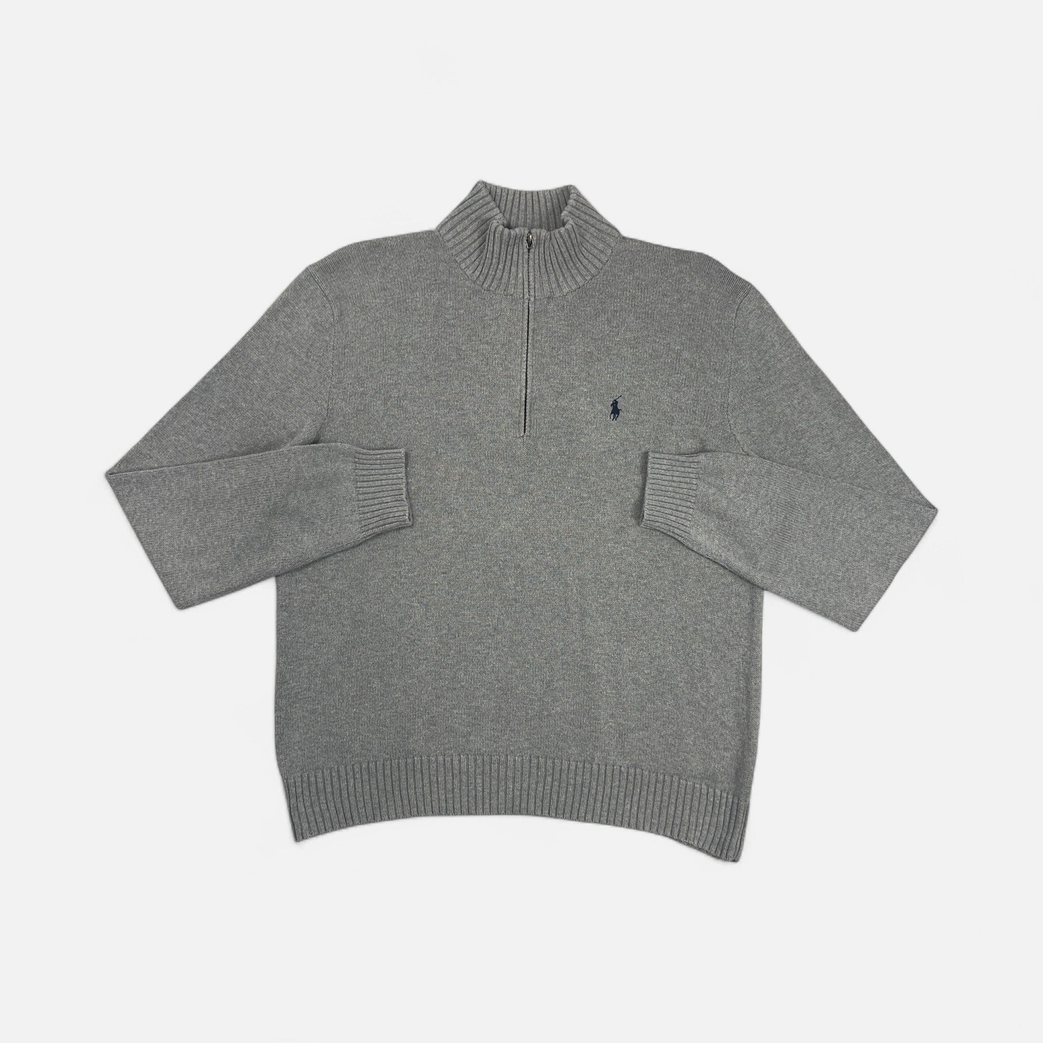 Vintage Polo Ralph Lauren Grey 1/4 Zip (L)