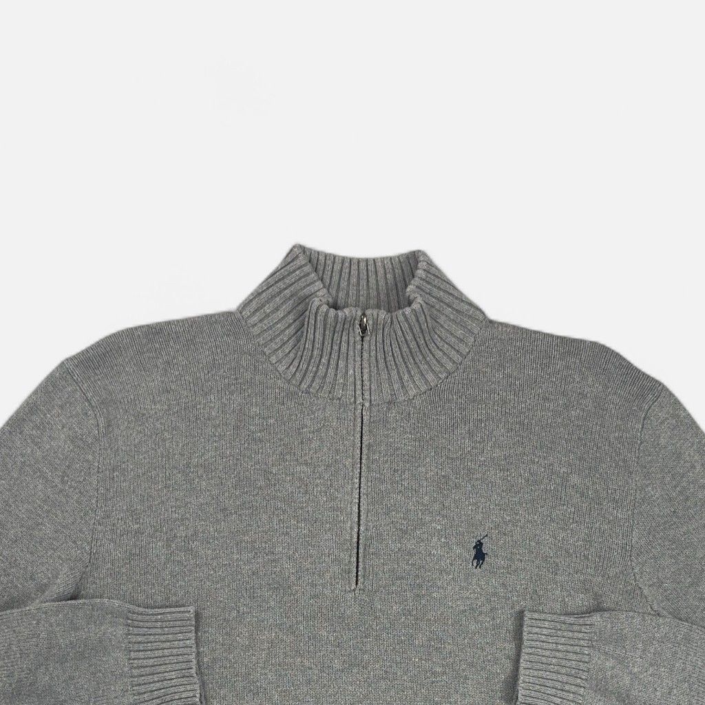 Vintage Polo Ralph Lauren Grey 1/4 Zip (L)