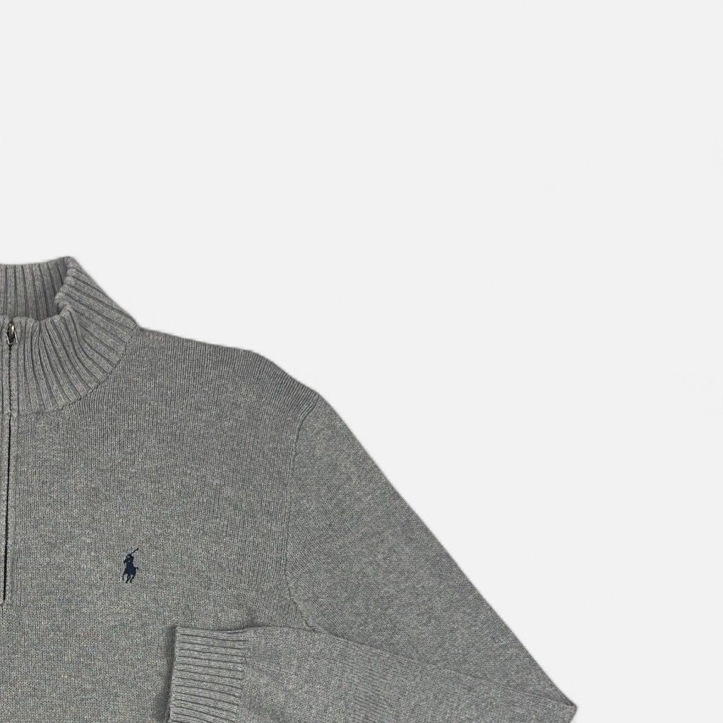 Vintage Polo Ralph Lauren Grey 1/4 Zip (L)