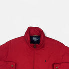 Vintage Ralph Lauren Red Fleece Lined Coat (L)