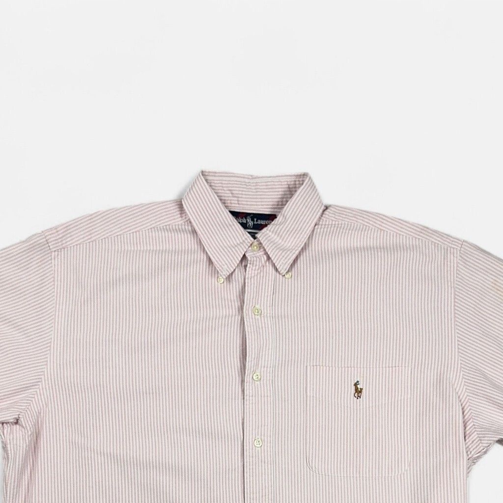 Vintage Ralph Lauren Pink Shirt (M)