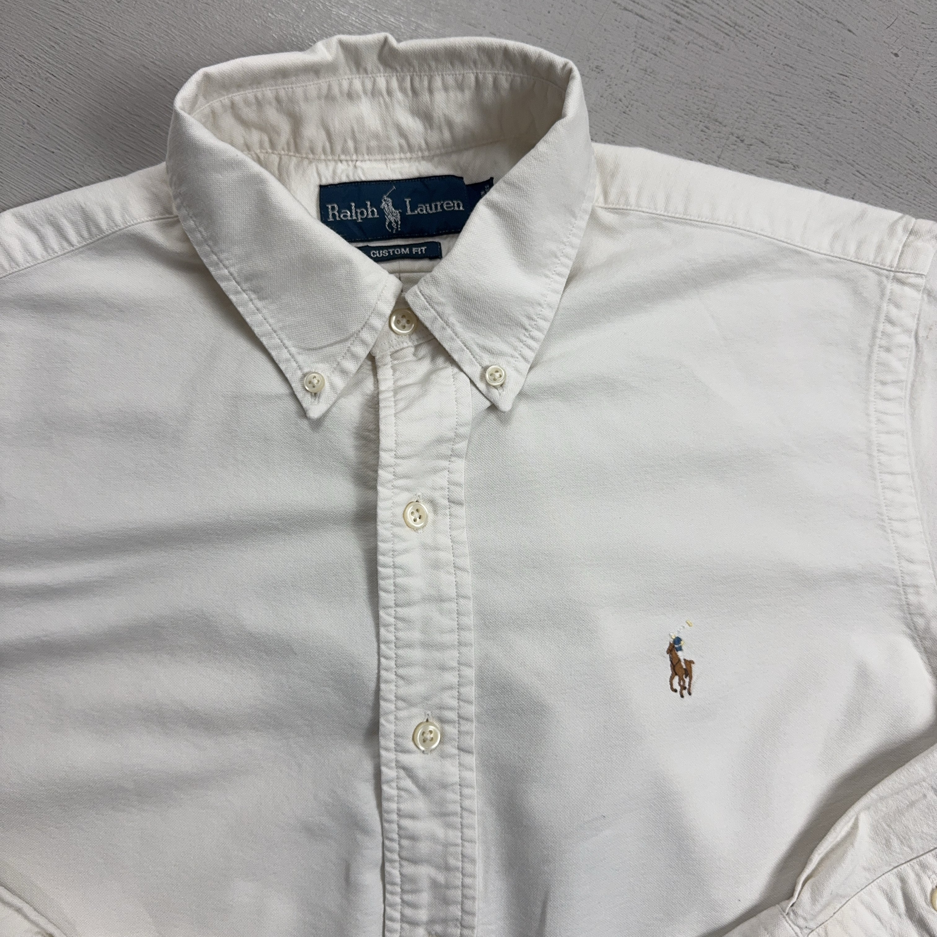 Vintage Ralph Lauren White Shirt (M)