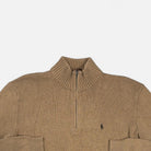 Vintage Polo By Ralph Lauren Brown 1/4 Zip (XL)