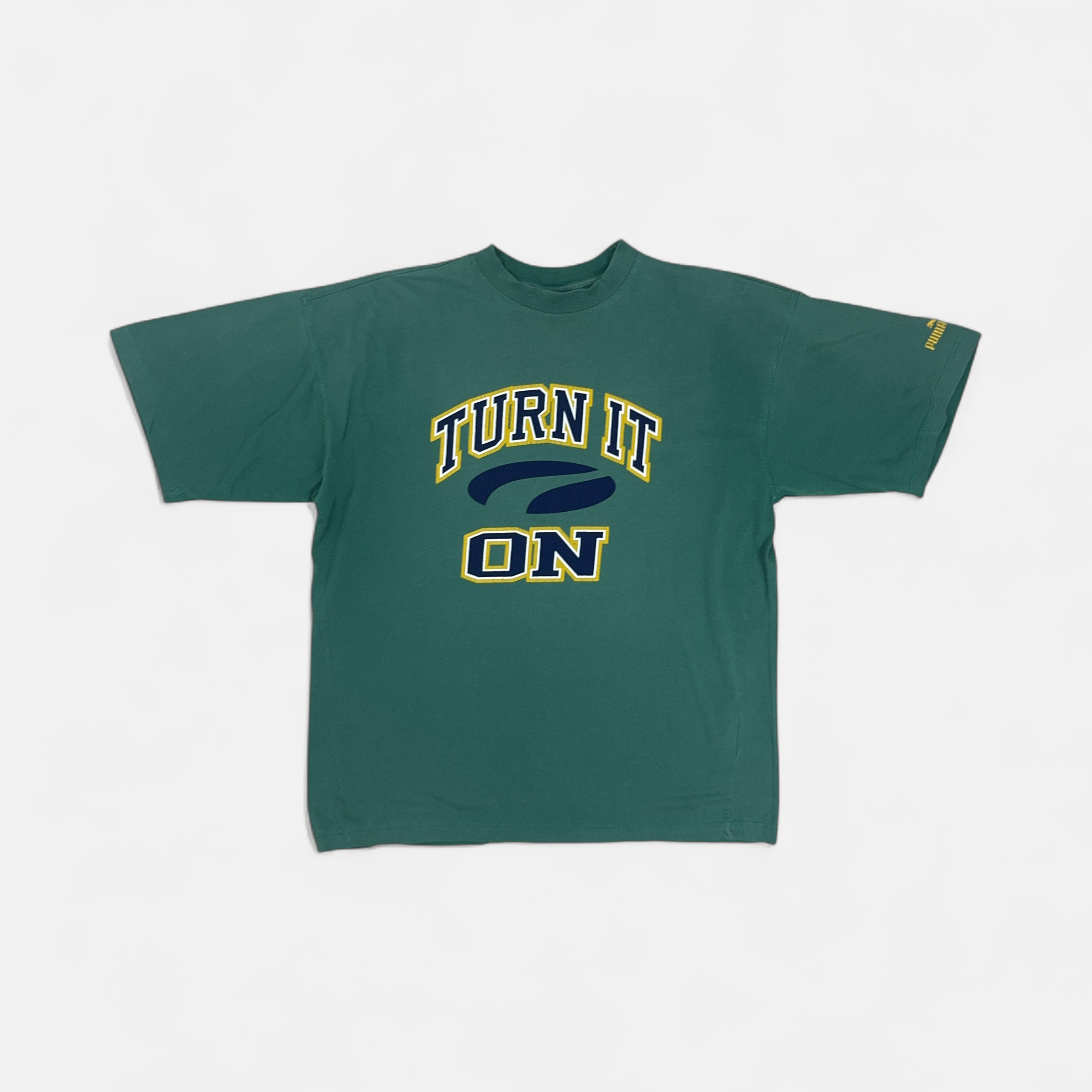 Vintage Puma Green T-shirt (L)