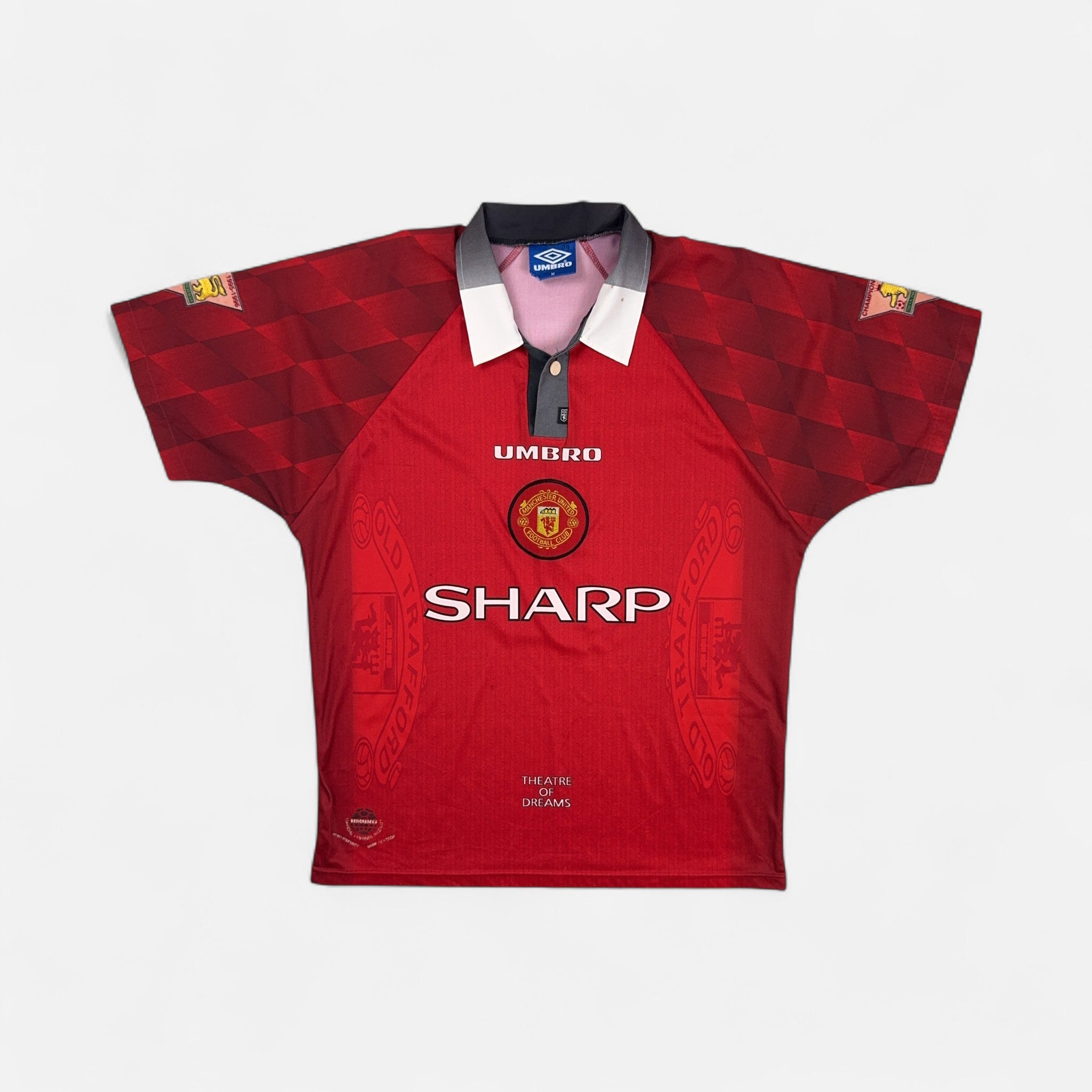 Manchester United G. Neville 1994/1996 Umbro Home Jersey (M)