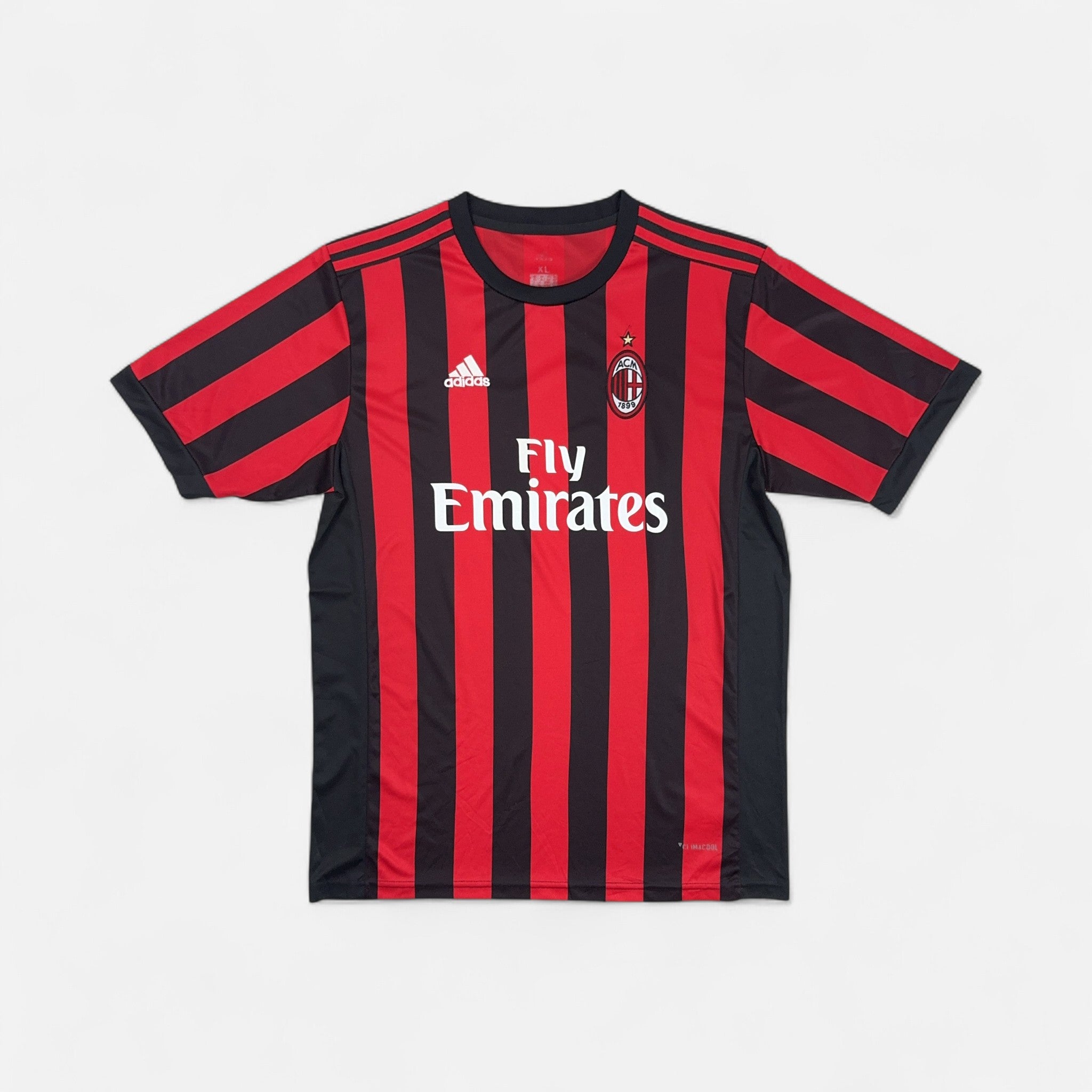 Ac Milan 2017/18 Adidas Home Jersey (XL)