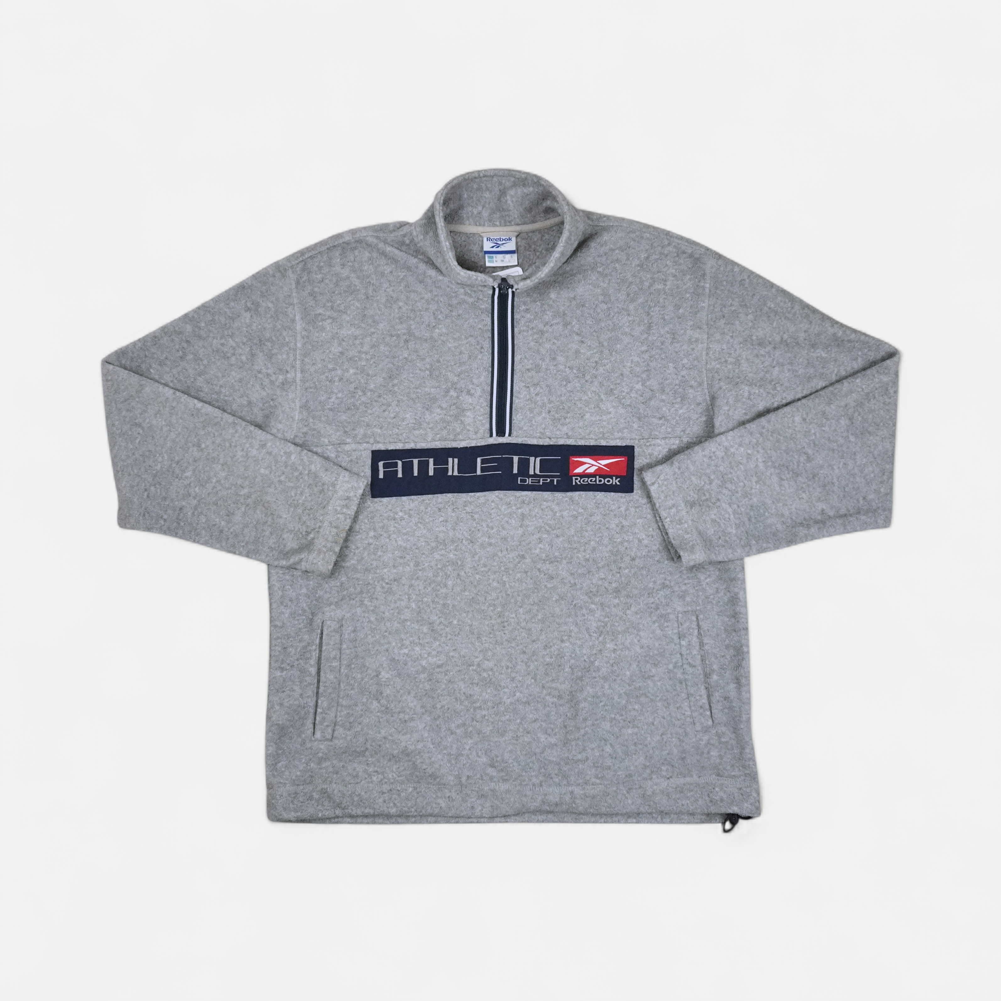 Vintage Reebok Grey 1/4 Zip (L)