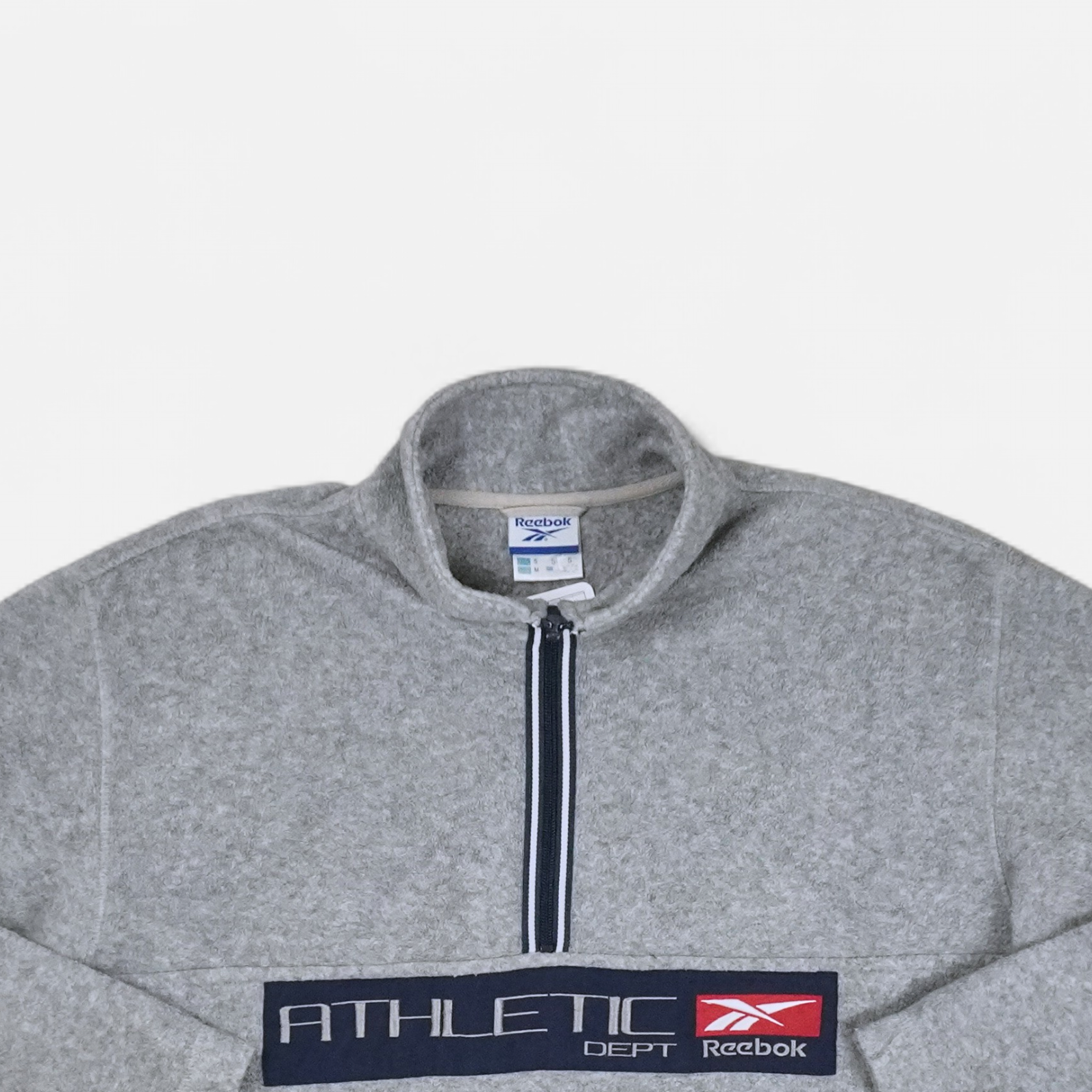 Vintage Reebok Grey 1/4 Zip (L)